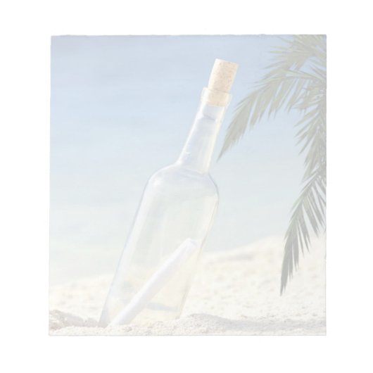 Bloc-note Message dans une bouteille 2 (Devant)