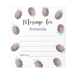Bloc-note Message de capsule temporelle d'anniversaire aux m