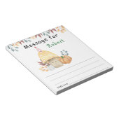 Bloc-note Message de capsule temporelle d'anniversaire de ch (Incliné)