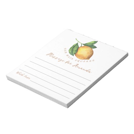 Bloc-note Message de capsule temporelle d'anniversaire de ci (Tourné)