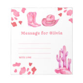 Bloc-note Message de capsule temporelle d'anniversaire de la (Devant)