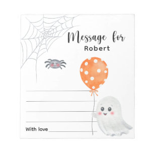 Bloc-note Message de capsule temporelle d'anniversaire Hallo