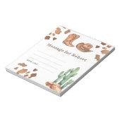 Bloc-note Message de capsule temporelle pour l'anniversaire  (Tourné)