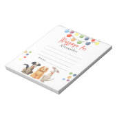 Bloc-note Message de capsule temporelle pour les enfants de (Tourné)