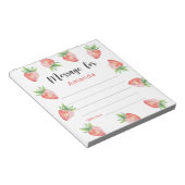 Bloc-note Message de la capsule temporelle d'anniversaire de (Incliné)