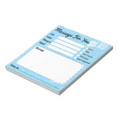 Bloc-note Message Pour Vous Appel Téléphonique Bloc Bureau B (Tourné)