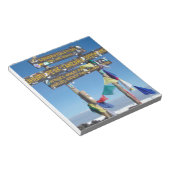 Bloc-note Message sur le Sommet du Kilimandjaro kenya (Incliné)