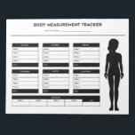 Bloc-note Mesures corporelles Perte de poids Diet Tracker fi<br><div class="desc">Mesures corporelles Perte de poids Diet Tracker Notepad pour filles. Enregistrez votre progression chaque semaine avec ce bloc-notes de suivi de mesure du corps.</div>