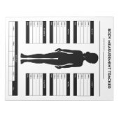 Bloc-note Mesures corporelles Perte de poids Fitness Tracker (Devant)