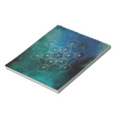 Bloc-note Métatron, chakra, zen, géométrie sacrée, ange, spi (Tourné)