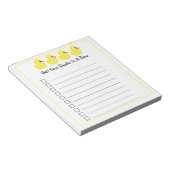 Bloc-note "Mettez vos canards dans une rangée" (Incliné)