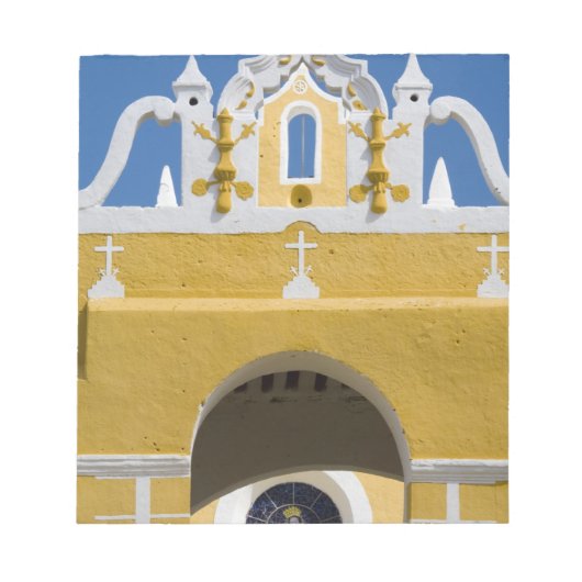 Bloc-note Mexique, Yucatan, Izamal. Le couvent franciscain (Devant)