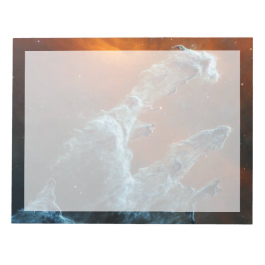 Bloc-note Mi-Infrarouge Les Piliers De La Création. (Devant)