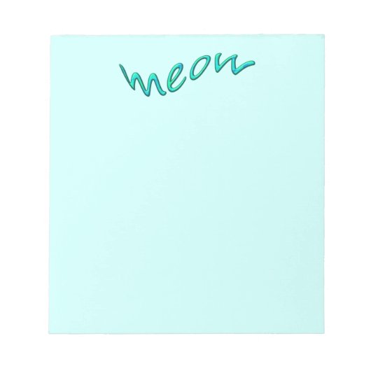 Bloc-note miauler (Devant)