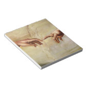 Bloc-note Michelangelo Création de la chapelle Sixtine Adam (Incliné)