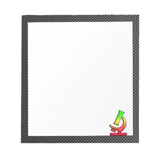 Bloc-note Microscope élégant (Devant)