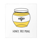 Bloc-note Miel, mienne d'abeille (Devant)