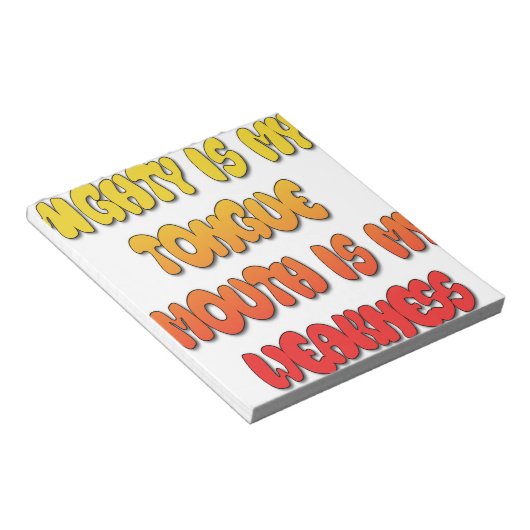 Bloc-note Mighty Tongue (Incliné)