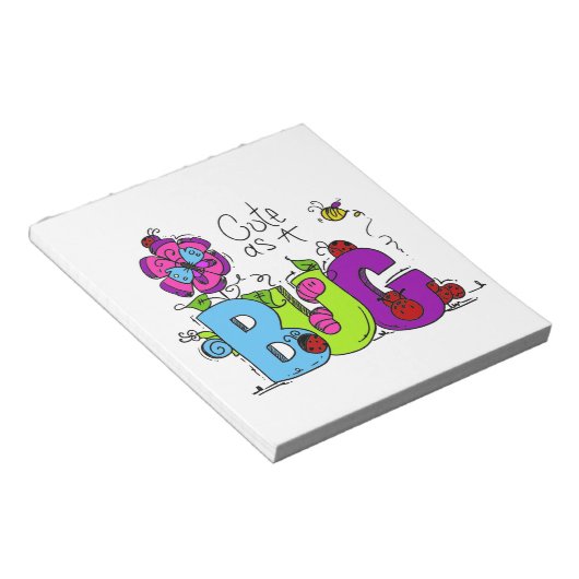 Bloc-note Mignon comme insecte (Incliné)