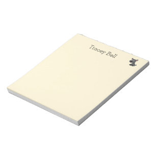 Bloc-note Mignon petit âne gris crème
