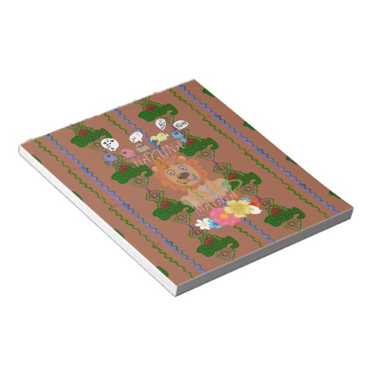 Bloc-note Mignonne Bébé Lion King : Hakuna Matata Design (Incliné)