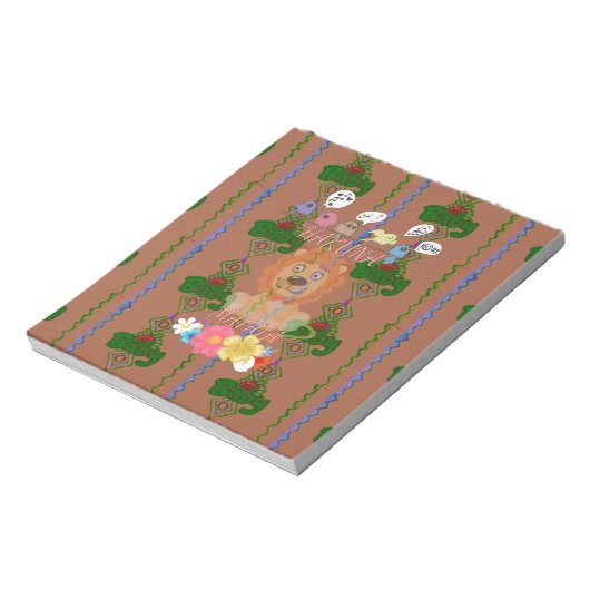 Bloc-note Mignonne Bébé Lion King : Hakuna Matata Design (Tourné)