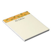 Bloc-note Mignonne Enseignant d'abeilles Occupé du bureau de (Incliné)