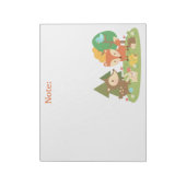 Bloc-note Mignonne Forêt Boisée Animaux Pour Enfants (Tourné)