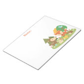 Bloc-note Mignonne Forêt Boisée Animaux Pour Enfants (Incliné)