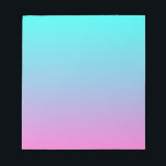 Bloc-note mignonne girly ombre mermaid rose turquoise aqua b<br><div class="desc">mignonette caillebotte ombre mermaid rose turquoise aqua bleu accessoires de mode. Accessoires maison pastel rose et turquoise ombre.</div>