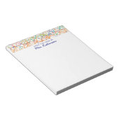 Bloc-note Mignonne Scribbles Professeur du bureau de (Incliné)