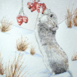 Bloc-note Mignonne souris et baies rouges scène de neige<br><div class="desc">Cette mignonne petite souris en bois (aussi connue sous le nom de souris à long queue) est en train de grignoter sur un quelques baies rouges juteuses recouvertes de neige. Cette scène de neige sauvage hivernale fait une belle photo pittoresque d'hiver sur cette note originale et je suis sûr qu'elle...</div>