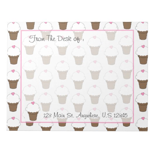 Bloc-note Mignons Notepads Par Le Chaton Frisky (Devant)