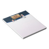 Bloc-note Mignons Snowmen souhaitant Joyeux Noël (Incliné)