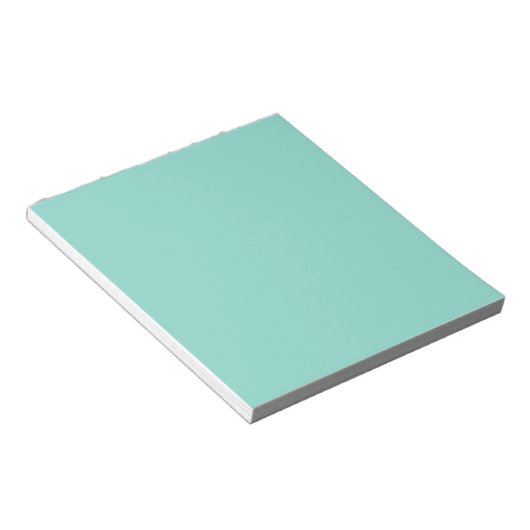 Bloc-note Milieu bleu vert uni (Incliné)