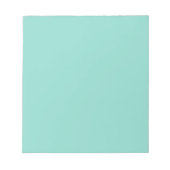 Bloc-note Milieu bleu vert uni (Devant)