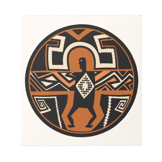 Bloc-note Mimbres Warrior (Devant)