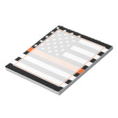 Bloc-note Mince Orange Line Rechercher et Secourir USA Drape (Tourné)