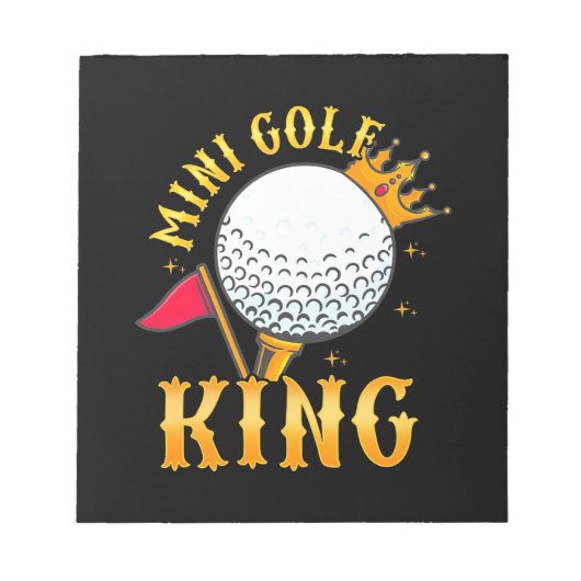 Bloc-note Mini Golf King (Devant)