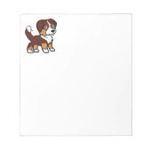 Bloc-note Miniature American Shepherd Red Tri avec queue (Devant)