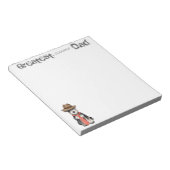 Bloc-note Miniature Schnauzer Papa (Incliné)