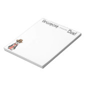 Bloc-note Miniature Schnauzer Papa (Tourné)