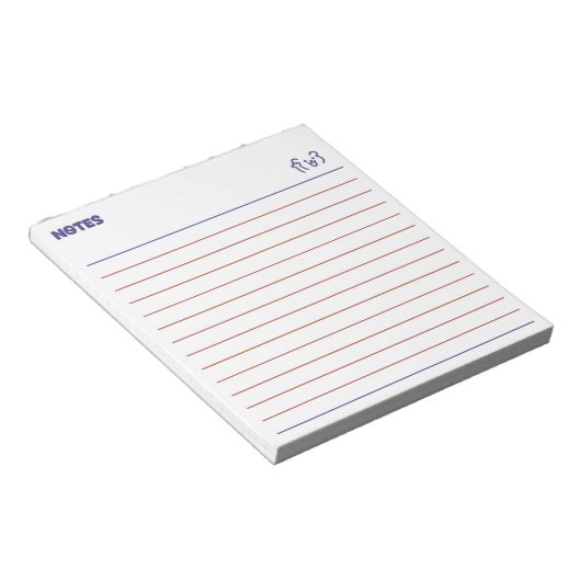 Bloc-note Minimalist cute bear note taking (Incliné)