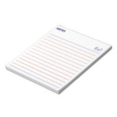 Bloc-note Minimalist cute bear note taking (Tourné)