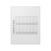 Bloc-note Minimalist Password Tracker Logbook (Tourné)