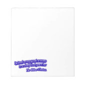 Bloc-note Minimalist Quote  (Devant)