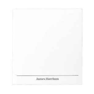 Bloc-note Minimaliste Classique Simple Professionnel