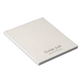 Bloc-note Minimaliste Élégant Classique Professionnel (Incliné)