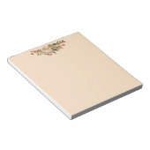 Bloc-note Minimaliste fleur sauvage (Incliné)