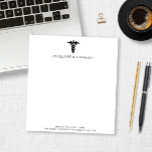 Bloc-note Minimaliste moderne Caduceus Docteur Médicale Infi<br><div class="desc">C'est un bloc-notes minimaliste moderne Caduceus Docteur Médicale Docteur Infirmière Caduceus !</div>